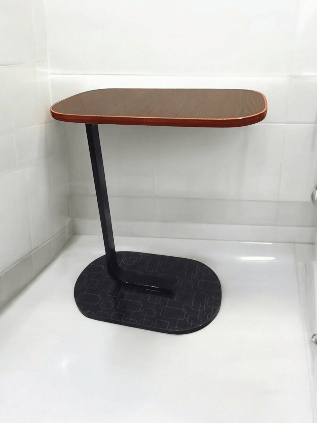 Elegant C-Shaped Side Table